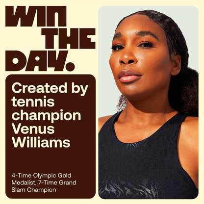 Happy Viking Cookies and Cream Plant Protein Powder, Created by Venus Williams, 20G