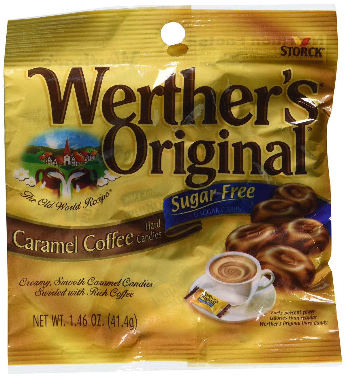 Werther's Original Sugar Free Hard Candies 1.46 Oz (3 Pack)