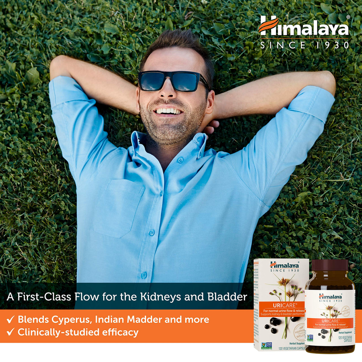 Himalaya UriCare Herbal Supplement, Kidney & Bladder Support, Urinary Tract & Urine Flow Support, Caffeine Free, Non-GMO, Gluten Free, Vegetarian, 240 Capsules, 60 Day Supply
