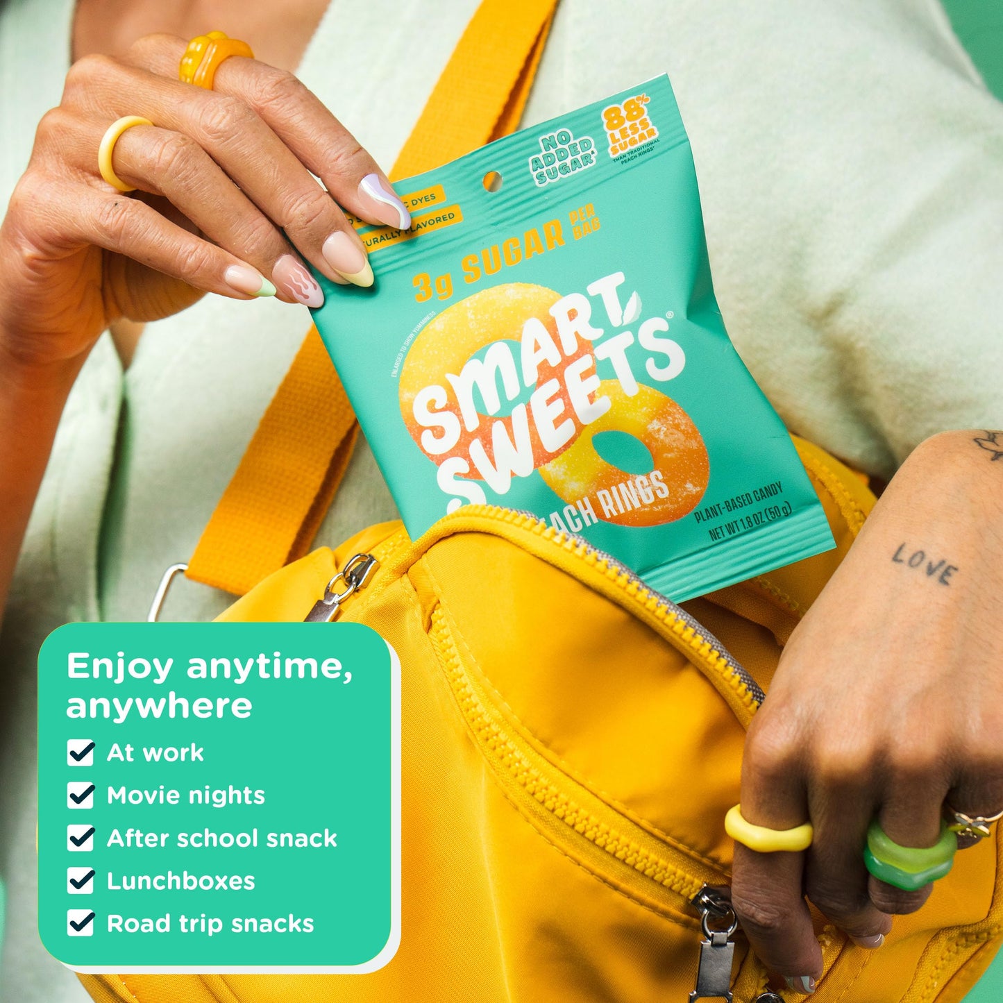 SmartSweets Sweet Fish, Low Sugar Gummy Candy (3g), Low Calorie (130), Gluten-Free -1.8oz (Pack of 6) Packaging may vary | Gluten Free, Plant Based, Healthy Snacks For Adults & Kids, Fiber Candy, Fun Chewy Berry Flavored Gummies, Healthy Candy