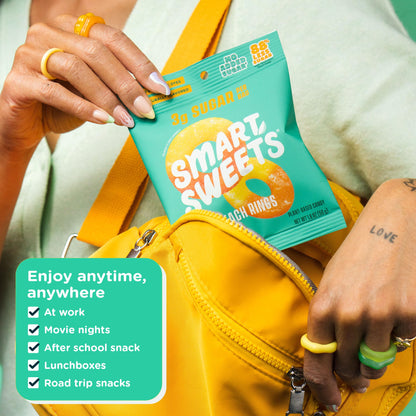 SmartSweets Sweet Fish, Low Sugar Gummy Candy (3g), Low Calorie (130), Gluten-Free -1.8oz (Pack of 6) Packaging may vary | Gluten Free, Plant Based, Healthy Snacks For Adults & Kids, Fiber Candy, Fun Chewy Berry Flavored Gummies, Healthy Candy