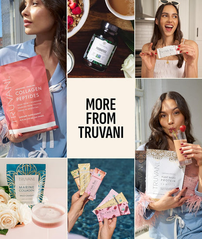 Truvani Organic Whey Protein Powder | Vanilla | 1 Serving | 20g Grass Fed Whey Protein | USDA Organic & Non-GMO | Gluten Free | No Gums, No Soy, No Stevia, No Added Sugars