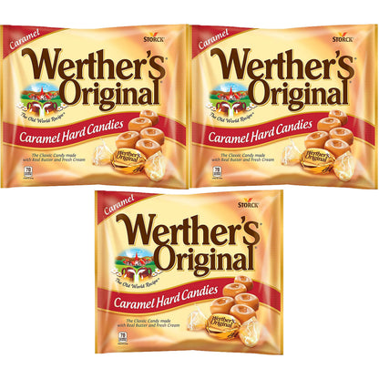 Werther's Original Sugar Free Hard Candies 1.46 Oz (3 Pack)