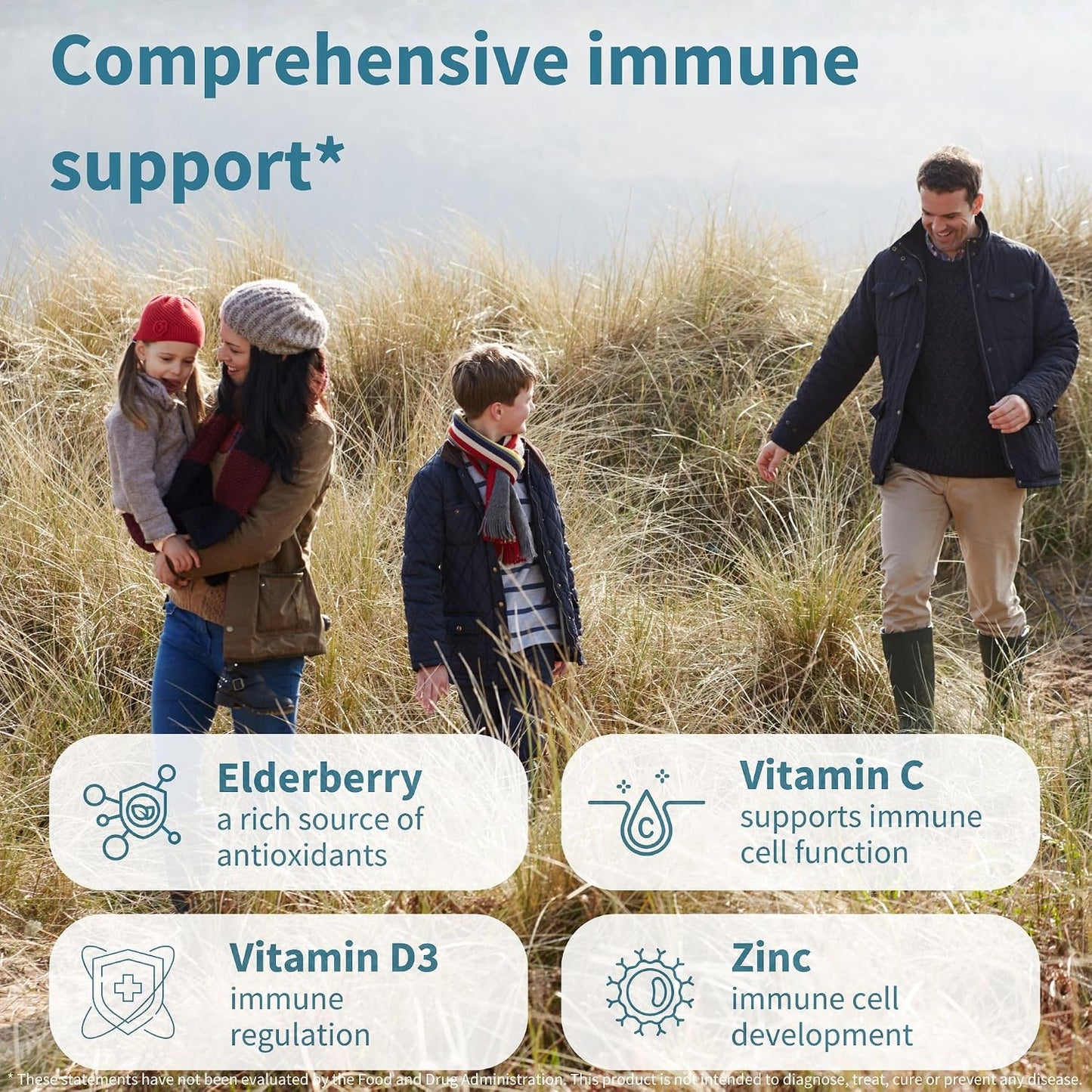 Igennus Advanced Elderberry Immune Gummies with Vitamin C, Zinc & D3, 4-in-1 Formula, 90 Gummies, 75:1 Concentration Standardized Extract, Natural Flavors, Clean Label, Vegetarian, Kids and Adults