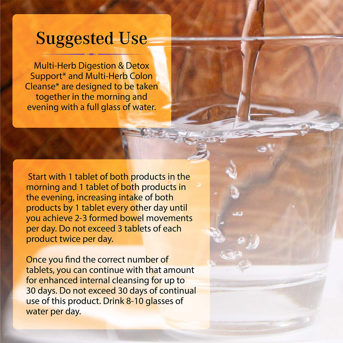 Nature's Secret Ultimate Cleanse 2-Part Total Body Detoxification & Elimination Supports
