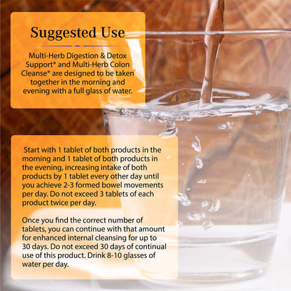 Nature's Secret Ultimate Cleanse 2-Part Total Body Detoxification & Elimination Supports