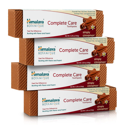 Himalaya Botanique Complete Care Toothpaste, Herbal Variety 4 Pack, 5.29 oz