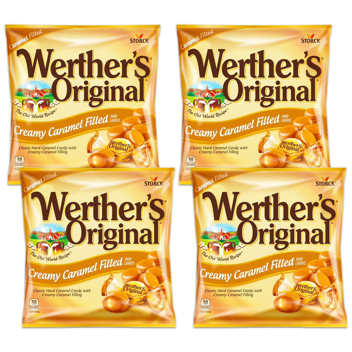 Werther's Original Sugar Free Hard Candies 1.46 Oz (3 Pack)