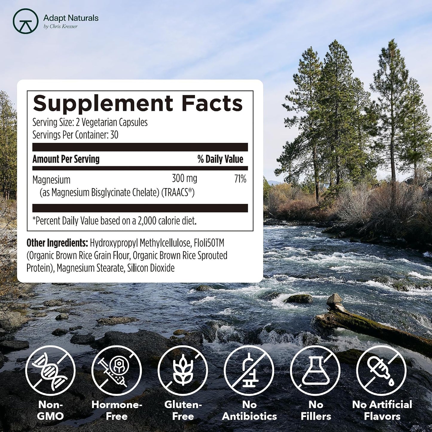 Adapt Naturals Daily Wellness Bundle – Bio-Avail Multivitamin & Magnesium Glycinate Supplement for Men & Women – 30-Day Supply