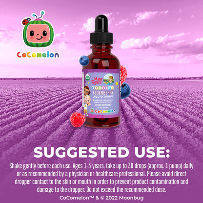 MARYRUTH'S Elderberry Liquid Drops for Adults & Kids | Immune Support | Antioxidant | 150mg Elderberry Extract | USDA Organic | CLP Purity Award | Sugar Free | Vegan | Non-GMO | Gluten Free | 1 oz