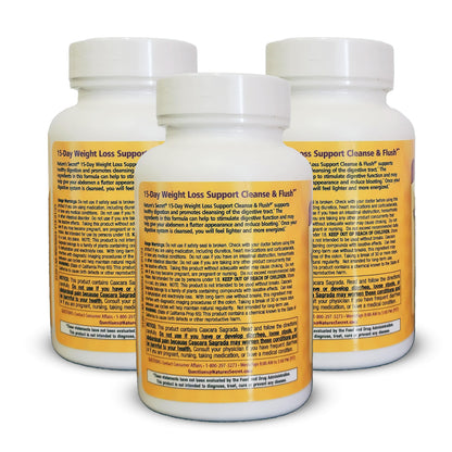 Nature's Secret 15-Day Weight Loss Support Cleanse & Flush (Pack of 3)
