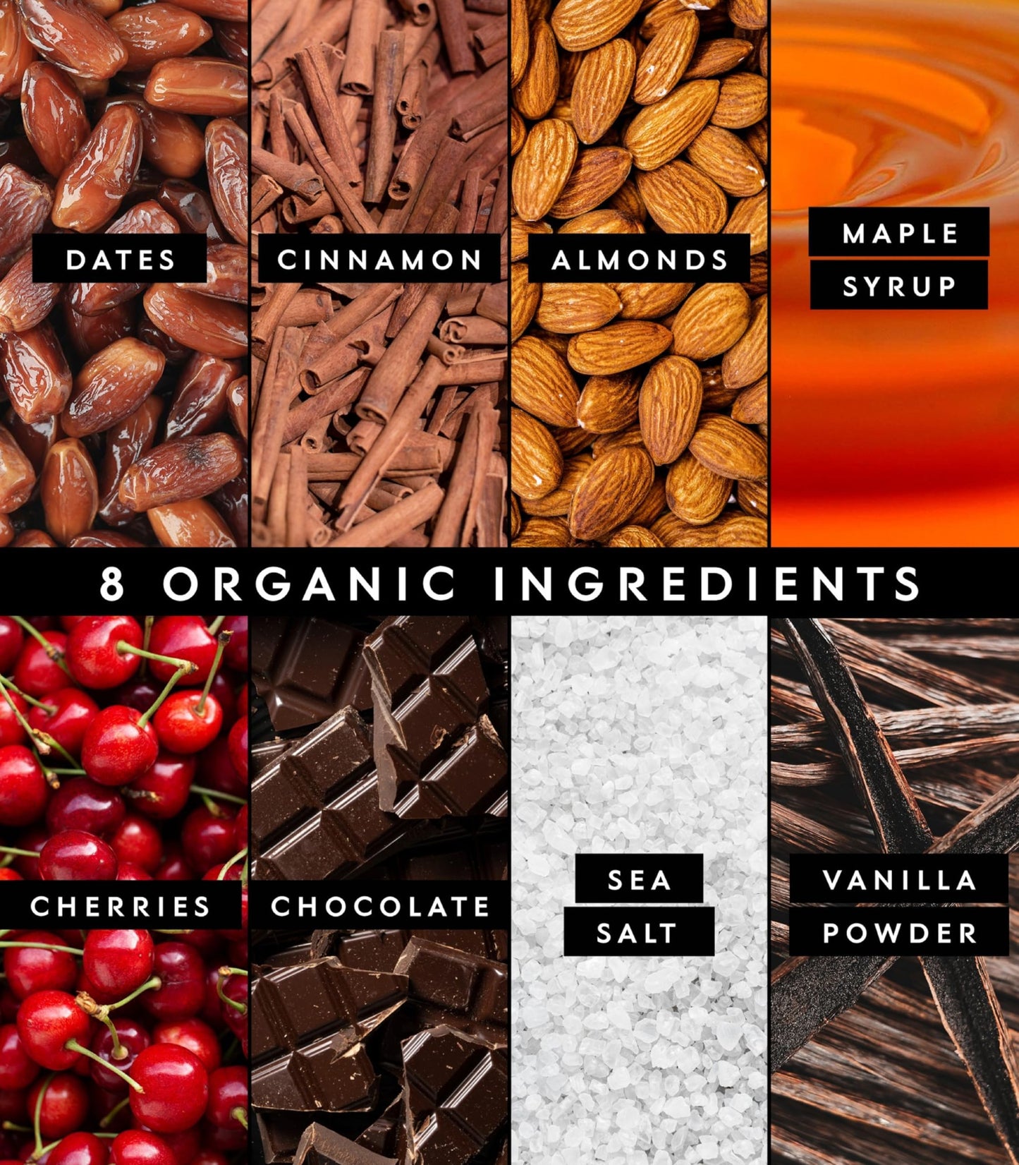 Truvani Plant Based Snack Bars | Variety | 12 Pack | Vegan | 5-8g Protein | USDA Organic and Vegan | Dairy, Soy, and Gluten Free | Individually Wrapped