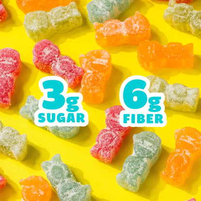 SmartSweets Sweet Fish, Low Sugar Gummy Candy (3g), Low Calorie (130), Gluten-Free -1.8oz (Pack of 12) Packaging may vary