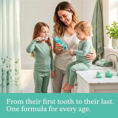 Mouthology 10% Nano Hydroxyapatite Toothpaste Fluoride Free, Whitening*, Rod Shaped nHA, Xylitol Toothpaste for Adults, Enamel Care*, Sensitive Teeth*, SLS Free, Mint 4oz (USA Made) Package May Vary