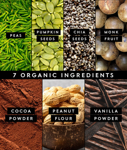 Truvani Organic Plant Based Protein Powder | Vanilla | 1 Serving | Vegan | 20g Pea Protein | Keto | Gluten & Dairy Free | Low Carb | No Added Sugar