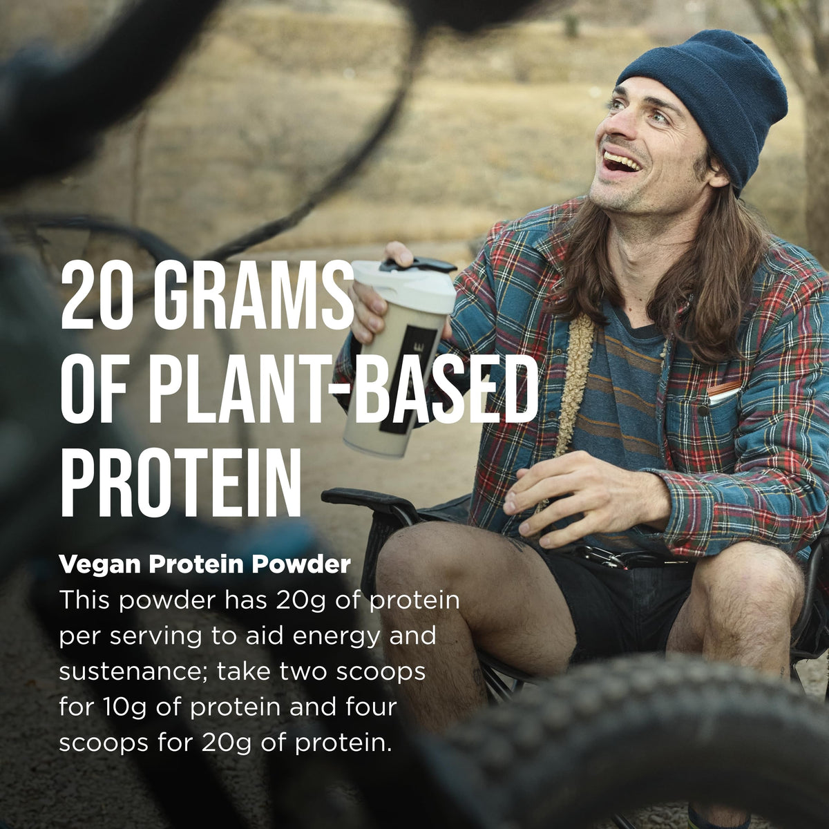 Possible Protein Powder Vanilla Bean - 20g of Vegan, Plant-Based Protein Mix - Non-GMO