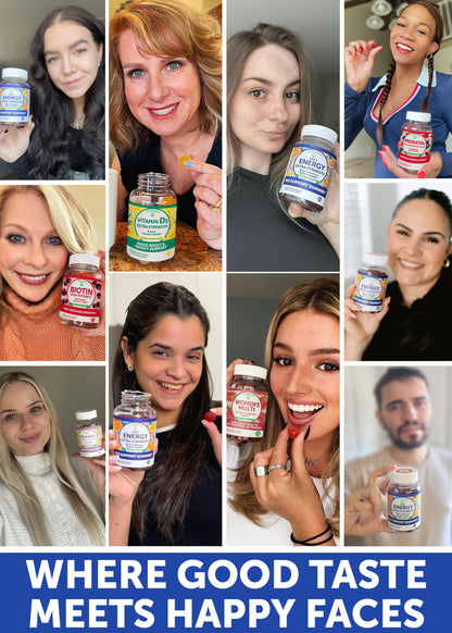Lunakai USA Made Vegan Energy Gummies – Daily Energy Supplements, 60ct | Non-GMO 3000mcg Vitamin B12 Gummies for Women & Men – for Home or On‑the‑Go Use