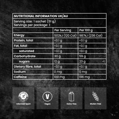 Precision Fuel PF30 Caffeine Energy Gel - Mild Flavour Running Gels for Endurance Athletes, 30g Carbohydrate, Easy-to-Digest, Perfect for Running & Long-Duration Sports (Pack of 15)