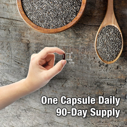 ORZAX Black Seed Oil 1000 mg Organic Cold Pressed Capsules for Hair, Skin