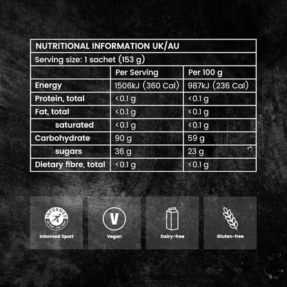 Precision Fuel PF90 Energy Gels - Mild Flavour Running Gels for Endurance Athletes, 90g Carbohydrate, Easy-to-Digest, Perfect for Running & Long-Duration Sports, 153g (Pack of 10)