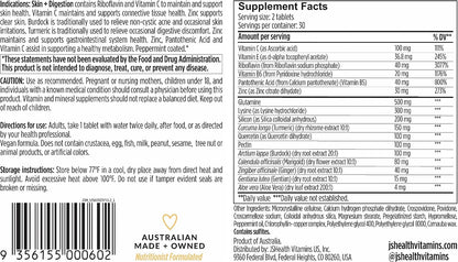 JSHealth Vitamins Digestion Support Bundle | ncludes Detox + Debloat Liver Health Formula & Skin + Digestion Supplements