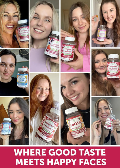 Lunakai Cranberry Gummies for Women 1500mg (50:1 Extract) with D-Mannose 200mg - Daily Cranberry Supplement for Urinary Tract Health & Bladder Support, Non-GMO – Made in Australia – 60ct