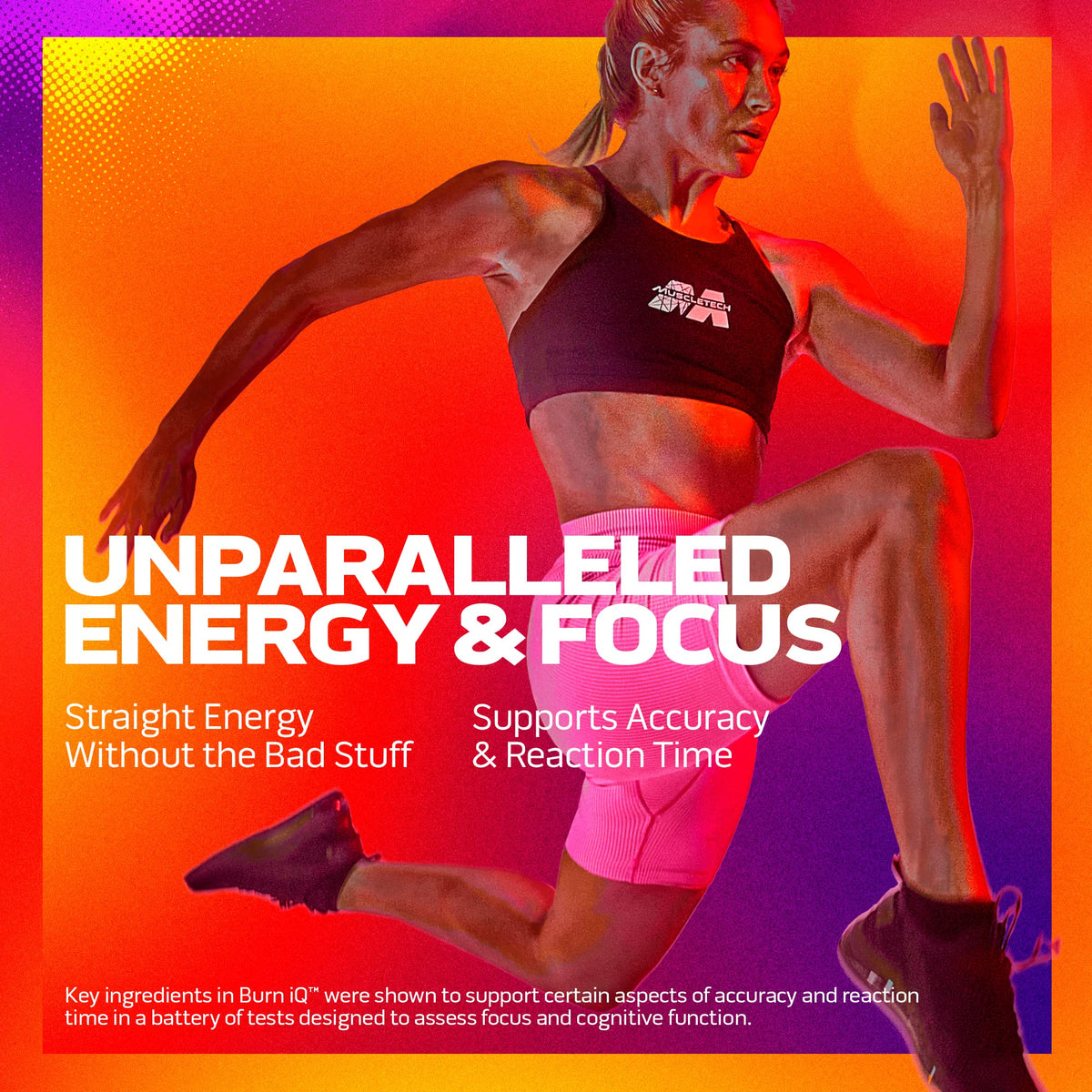 MuscleTech Burn IQ Smart Thermo Supplement Fueled with Paraxanthine Enhanced Energy