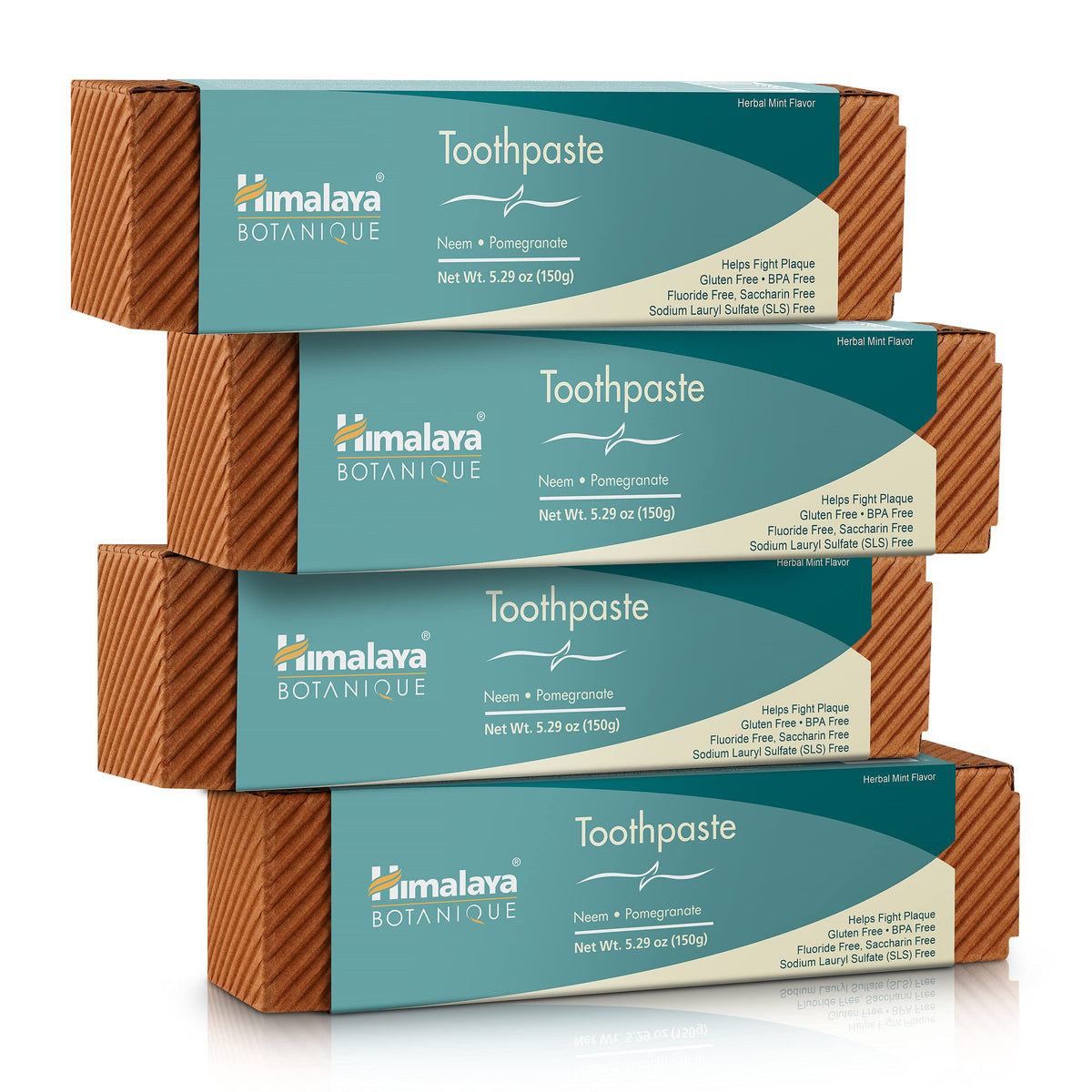 Himalaya Botanique Neem & Pomegranate Toothpaste, Mint, 5.29 oz, 2 Pack
