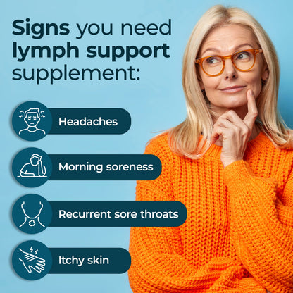 PUREHEALTH RESEARCH Lymph System Support Supplement - Lymphatic Drainage Supplement