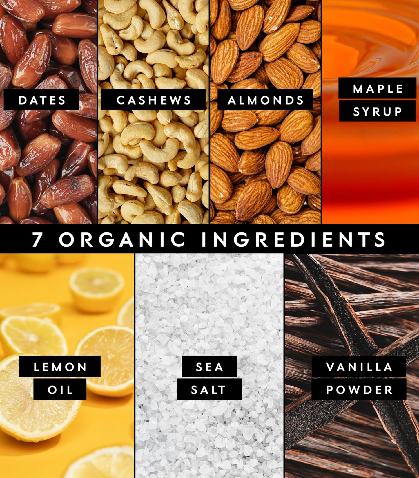 Truvani Plant Based Snack Bars | Variety | 12 Pack | Vegan | 5-8g Protein | USDA Organic and Vegan | Dairy, Soy, and Gluten Free | Individually Wrapped