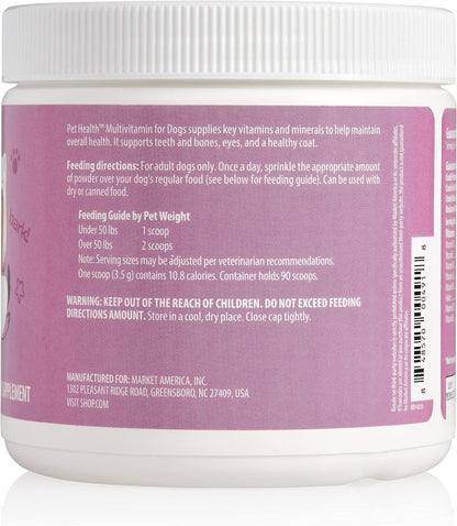 Pet Health Multivitamin for Dogs - Daily Dog Vitamins, Beef, 90 Servings