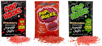 Pop Rocks Candy Variety Pack Popping Candy - Pop Rocks Bulk Candy, Nine Different Flavors Bulk Popping Candy (36 Count)