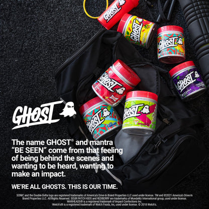 GHOST Legend Pre Workout Powder, Sonic Cherry Limeade - 30 Servings – Pre-Workout for Men & Women with Choline, L-Citrulline, & Beta Alanine for Energy & Focus