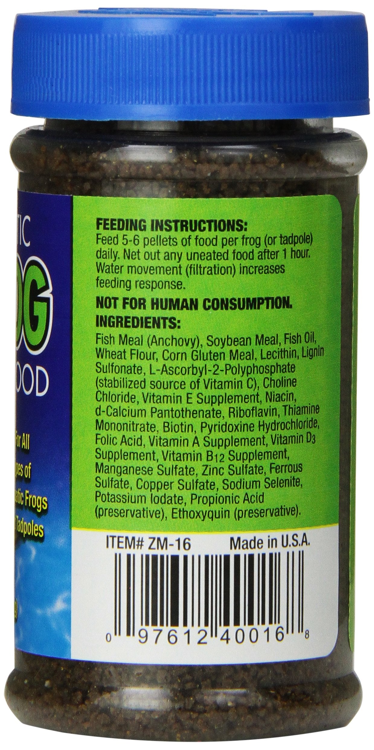 Zoo Med Aquatic Frog and Tadpole Food, 12 Ounces Each, Made in The USA (12 Ounces)