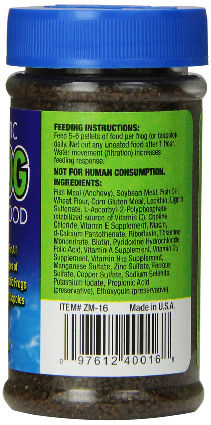 Zoo Med Aquatic Frog and Tadpole Food, 12 Ounces Each, Made in The USA (12 Ounces)