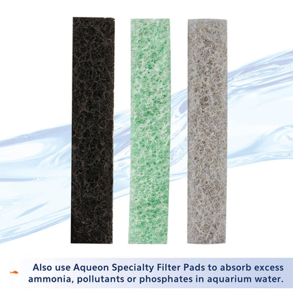 Aqueon Aquarium Fish Tank Replacement Filter Cartridges Large - 3 Pack