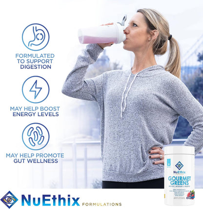 NuEthix Formulations Gourmet Greens and Bloat-Eaze Pro Bundle