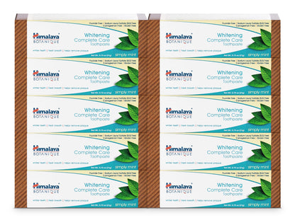 Himalaya Botanique Whitening Complete Care Toothpaste Mint, 5.29 oz, 2 Pack