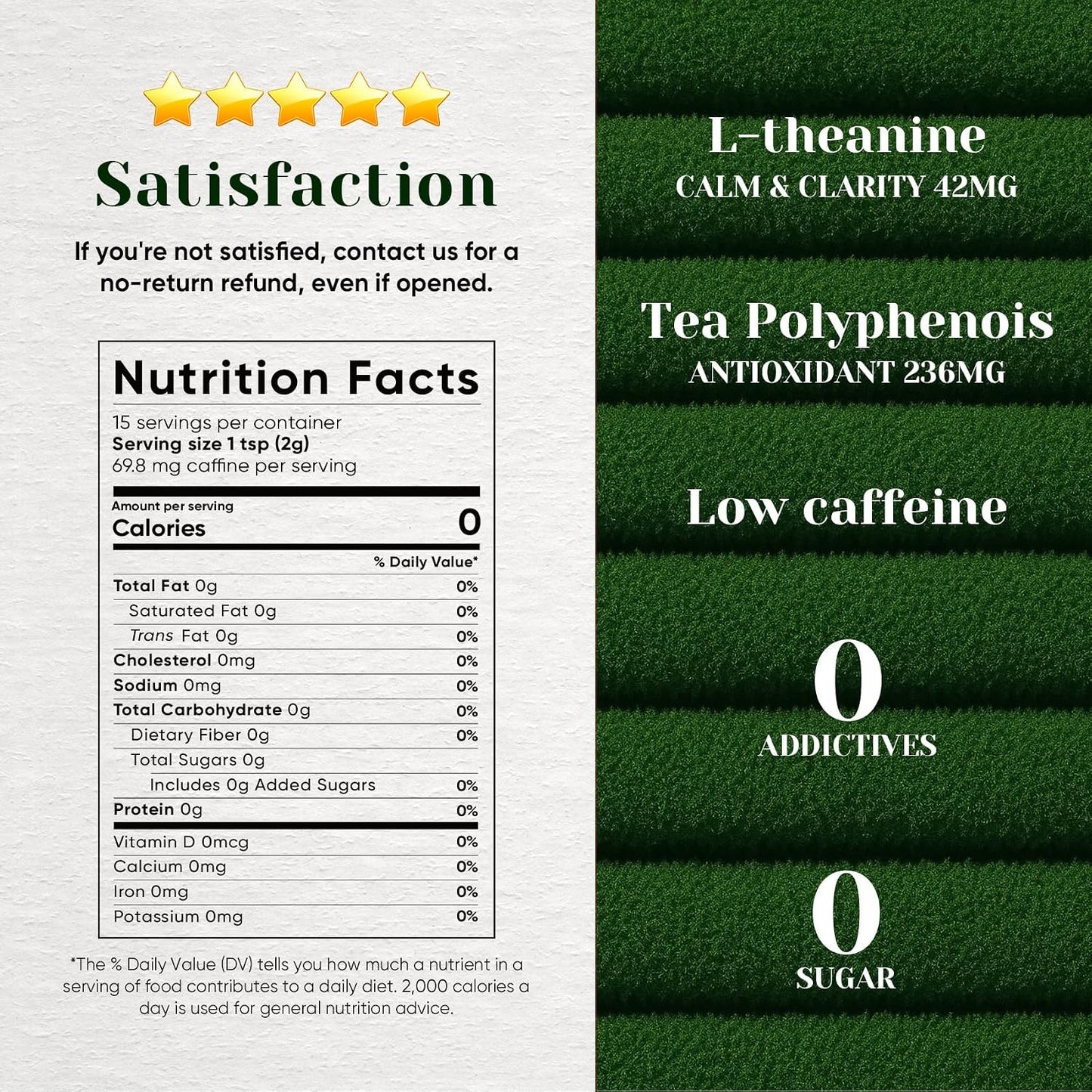 Ceremonial Grade Matcha Green Tea Powder, First Harvest, Shade Grown, 30g | 100% Pure Matcha Powder Ceremonial Grade, w/ No Additives, Unsweetened, Vegan, Gluten-Free, Smooth Flavor for Tea and Lattes