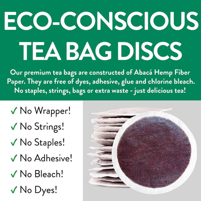 FGO Organic Hibiscus Tea, Eco-Conscious Tea Bags, 100 Count, Packaging May Vary