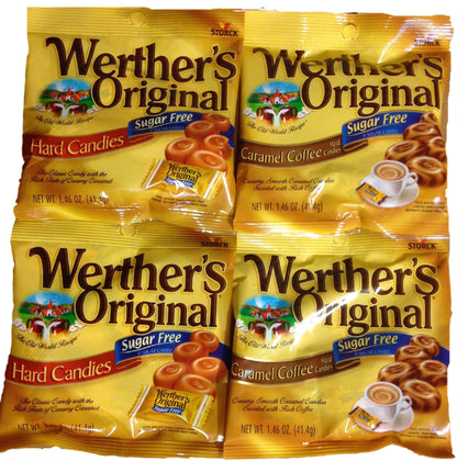 Werther's Original Sugar Free Hard Candies 1.46 Oz (3 Pack)