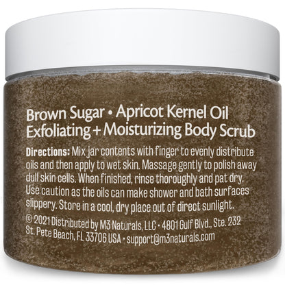 Himalayan Salt Scrub Face Foot & Body Exfoliator Infused with Collagen and Stem Cell Natural Exfoliating Salt Body Scrub for Toning Cellulite Skin Care by M3 Naturals