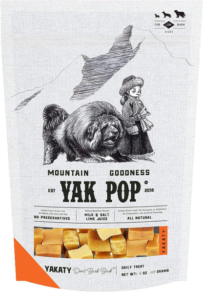 Yak POP 4oz - Microwavable Yak Nuggets You can Puff