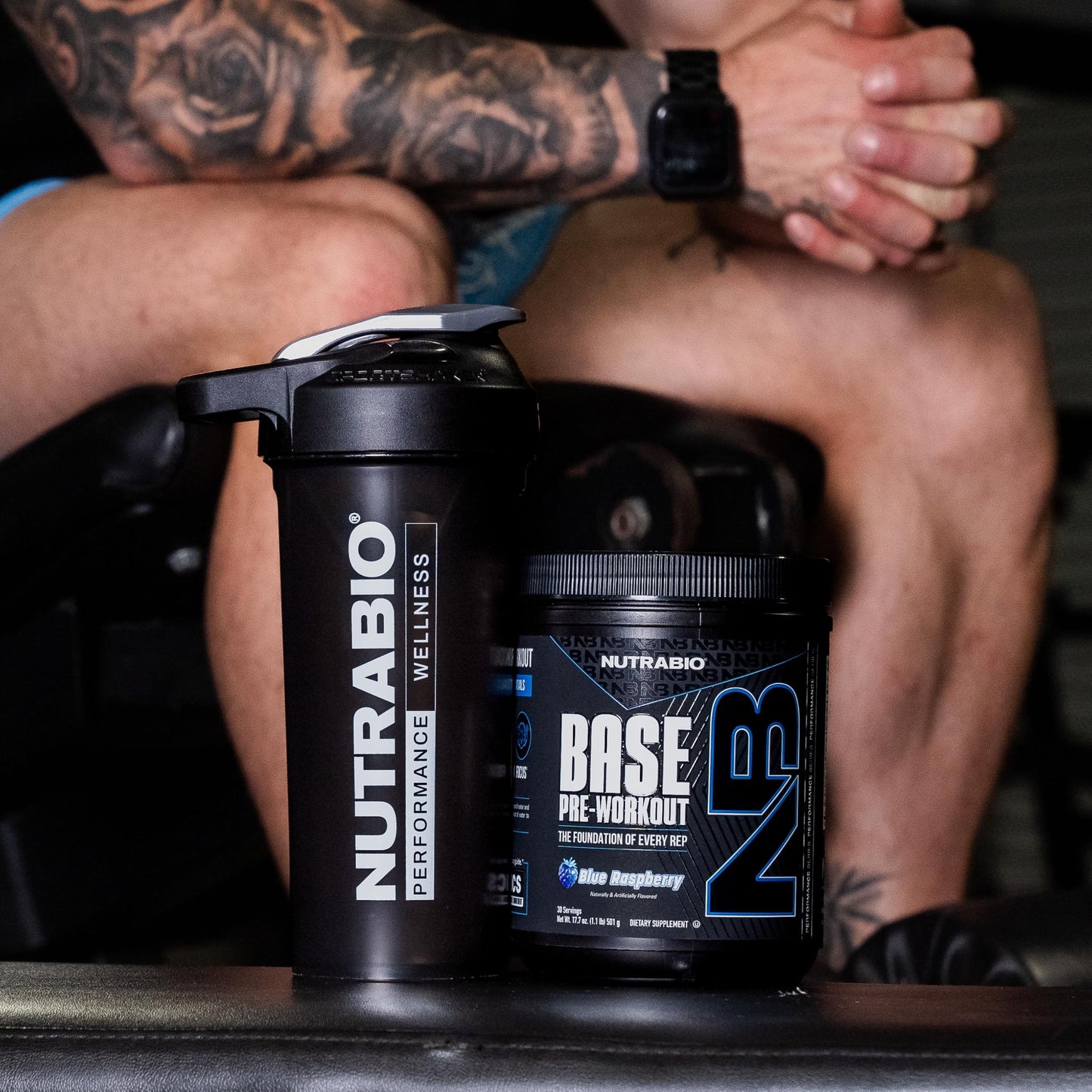 NutraBio Base Pre-Workout Powder 200mg Caffeine, Sustained Energy, Focus, Endurance, Pump, Sugar Free, Clean Preworkout for Men and Women - Beta Alanine, L-Tyrosine, 30 Servings - Lemon Lime