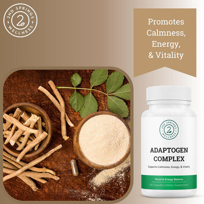 Men's Daily 7 Essentials & Adaptogen Complex Bundle - Complete Multivitamin Pack and Stress Adaptation Support for Men's Optimal Health