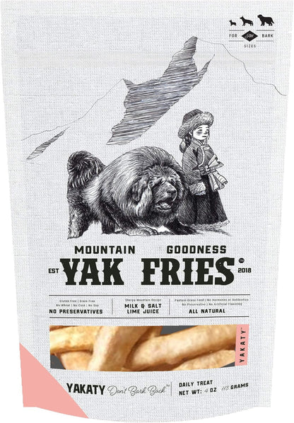 Yak Fries 4oz - Guilt-Free French Fries Treat