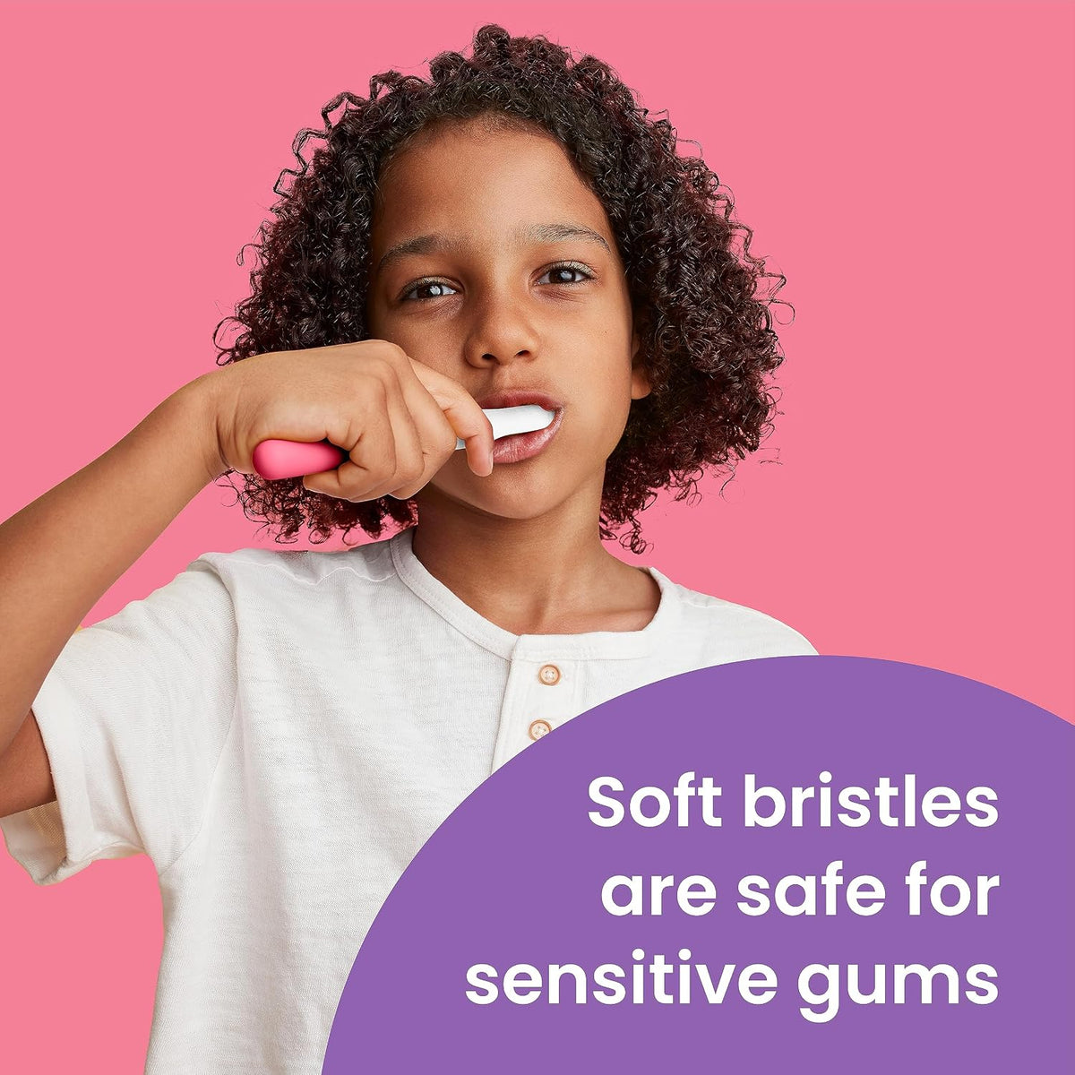 quip Sonic Toothbrush Small Replacement Heads for Kids, 9 Months, 3 Pack
