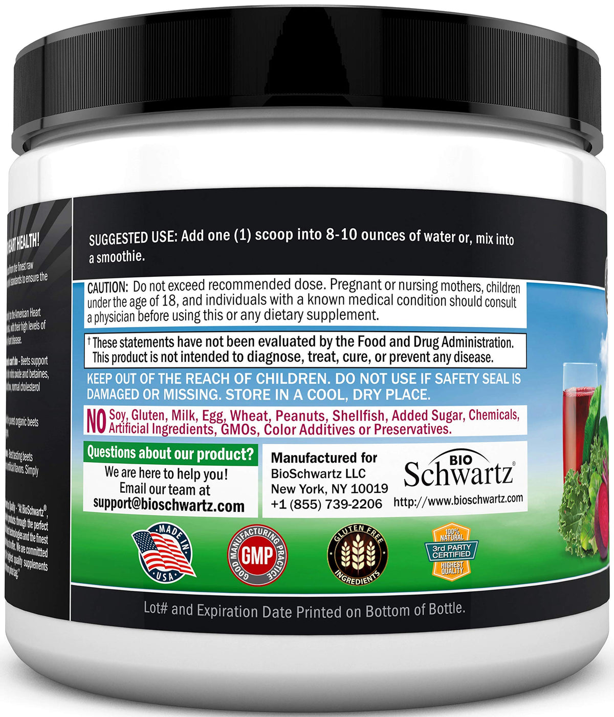 Beet Root Powder - Beets Superfood Supplement with Vitamin C Plus Organic Antioxidant