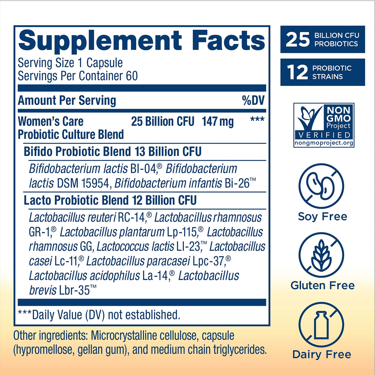 Renew Life Women's Probiotic Capsules, Supports Vaginal, Urinary, Digesti
