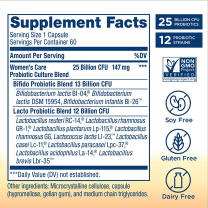Renew Life Women's Probiotic Capsules, Supports Vaginal, Urinary, Digesti